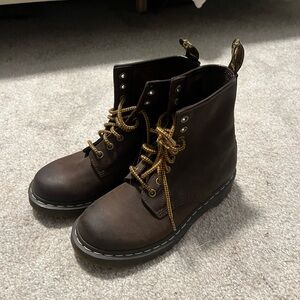 Dr. Martens Dark Brown Lace-Up Boots